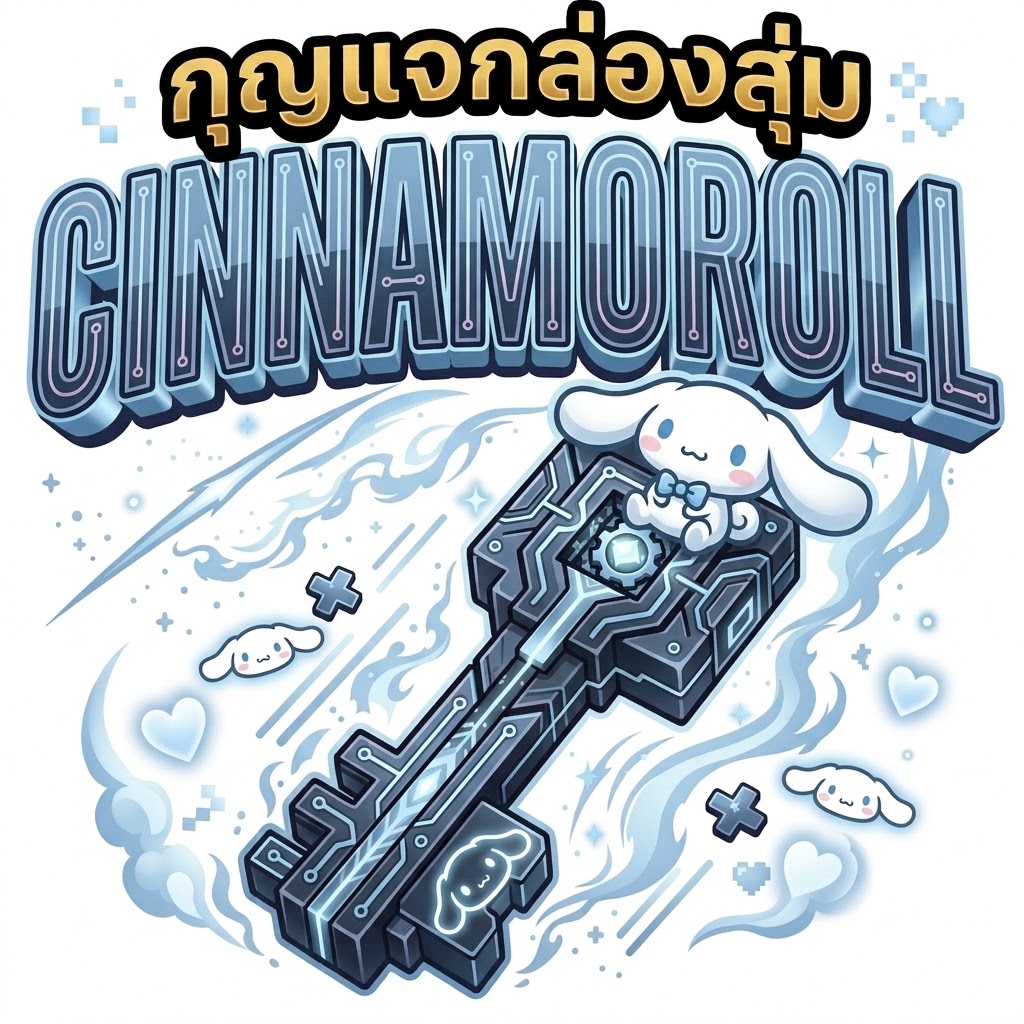 กุญแจกล่องสุ่ม Cinnamoroll (ซื้อ10ฟรี2)