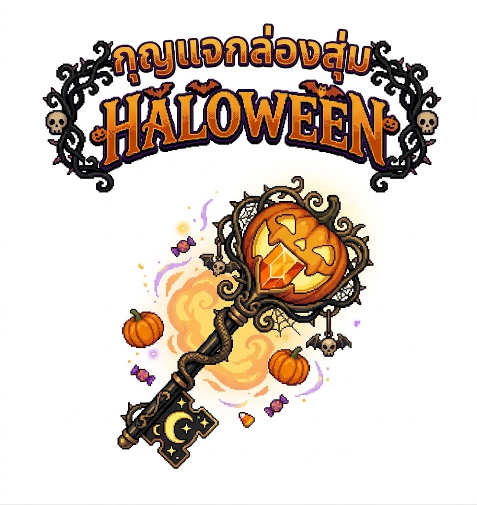 กุญแจกล่องสุ่มประจำเดือนตุลาคม HALLOWEEN